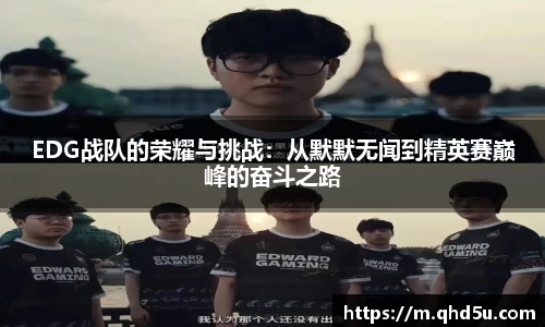 EDG战队的荣耀与挑战：从默默无闻到精英赛巅峰的奋斗之路