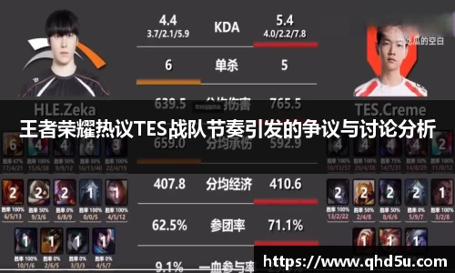 王者荣耀热议TES战队节奏引发的争议与讨论分析