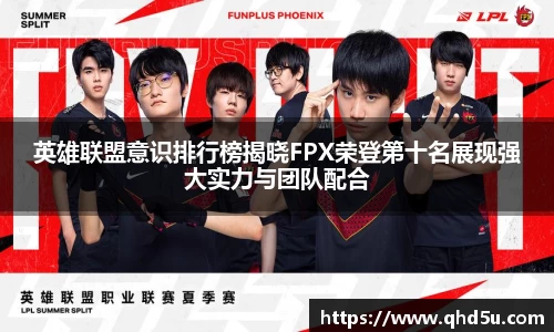 英雄联盟意识排行榜揭晓FPX荣登第十名展现强大实力与团队配合